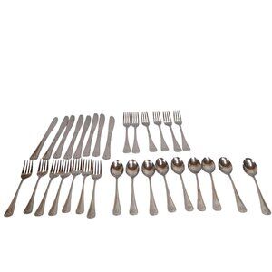 Towle Supreme Stainless Cutlery 30 Piece Set Flatware Silverware Japan